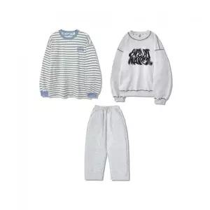 매장정품 OCELOT JUNIOR [3PACK] 트위스터 맨투맨+긴팔+긴바지 (블루)
