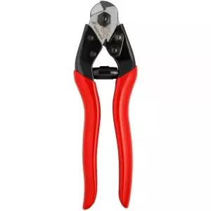 FELCO C7 Swiss Made 케이블 커터 - 자전거 브레이크 라인, 펜싱 및 전기 작업용 원핸드 와이어 커터, 삼각