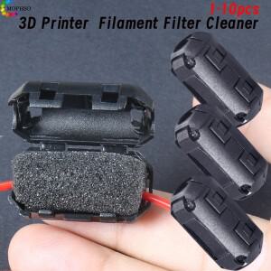 1-10Pcs 필라멘트 필터 A6 A8 CR10 Ender 3 PRUSA I3 PLA ABS PETG 용 먼지 제거 불꽃 폼 클리너 블록.