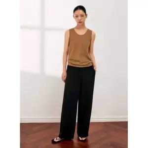 [백화점 정품] 쉬즈미스 백 밴딩 와이드 팬츠 SWWSLQ22070