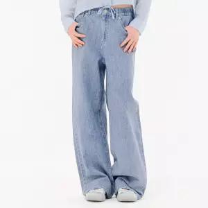 (여) FBRG2376C0D 라이트톤 린넨라이크 와이드 데님GN