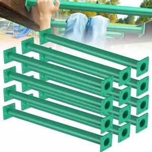 CHOWZZ 2 PCS DIY 몽키 바 키트 천장용 뒷마당 놀이터 사다리 그네용 안전 손잡이 야외용 스틸 스탠드 단독