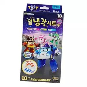 쿨링 시트 붙이는 휴대용 어린이 해열 시트 6매입 여행용 목냉각 냉찜질 발냉각 어깨 체온 관절 수술 발열