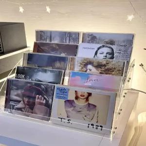 CD 보관함 아크릴 랙 정리함 cd 투명 시디케이스