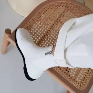 발목 롱부츠 미들힐 통굽 여성구두 롱구두 봄부츠 힐