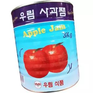 우림 사과잼 3Kg 6개 업소용 대용량 제과 베이킹