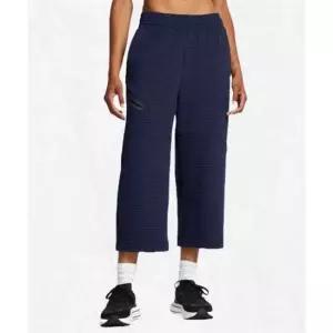 언더아머 UNDERARMOUR 여성 언스타퍼블 플리스 그리드 와이드 레그 크롭 팬츠 1386492-410 2580858
