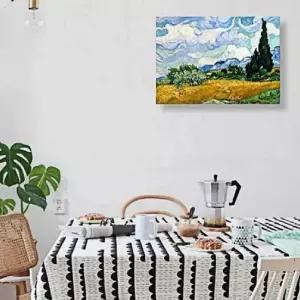 있는 액자 반고흐 그림 삼나무가 밀밭 인테리어 고흐