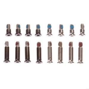 P9JB 8PCS A2442 A2485 북 프로 14인치 노트북 하단 케이스 나사 뒷면 커버 수리 교체 키트