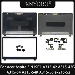 Acer Aspire 3 N19C1 A315-42 LCD 뒷면 덮개 후면 뚜껑 스크린 베젤 케이스 경첩 용 새 A315