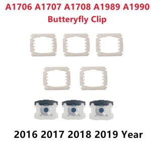 A1989 A1706 레터 키 키캡  화이트  클립 맥북 호환 프로 12인치 키보드 수리용