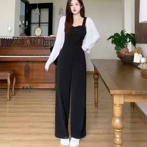 [하프클럽/셀러허브_여성트랜드패션]민소매 캐주얼 점프수트 멜빵바지 멜