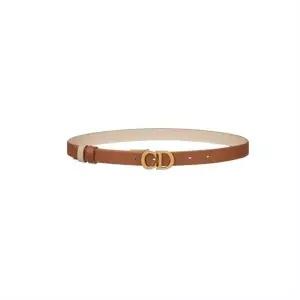 [DIOR]디올 Saddle 리버서블 송아지 가죽 20mm 벨트 138229225