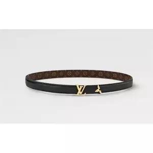 [LOUIS VUITTON]루이비통 프리티 LV 20mm 리버서블 벨트 블랙 M8232 133101750