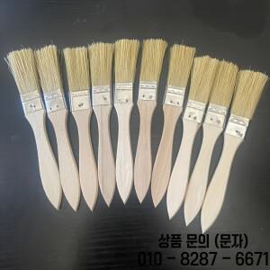 10/20pcs 강모 페인트 브러시 플랫 예술 세공 Gesso 그림 염색 광택에 적합