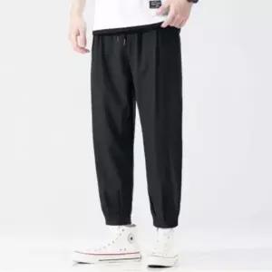 [하프클럽/]남성용 밴딩 배기핏 팬츠 데일리 캐주얼 바지
