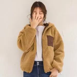 [텐바이텐]겨울 캠핑 여자 코디 뽀글이 자켓 겨울 아우터 집업