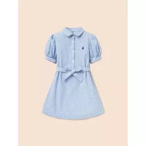 빈폴 키즈 시어서커 스트라이프 반소매 피스 스카이 블루 BI6471G03Q 402116