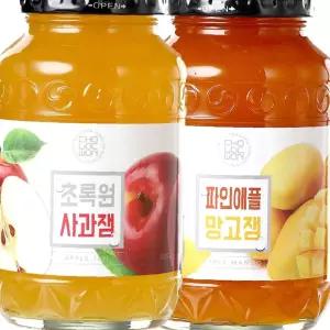 사과쨈 초록원 사과잼 망고잼 망고쨈 + 1kg 잼