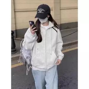 윈터솔져 남친 회색 데일리룩 간절기 집업 춘추 후드 가디건 카디건 KUK3
