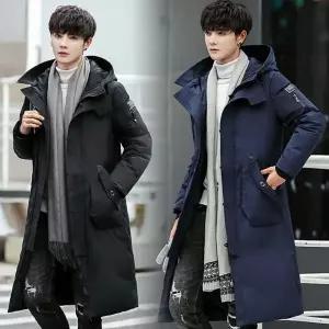 [하프클럽/]남성 겨울용  롱 점퍼 퍼 안감 패딩 항공점퍼 사파리 자켓