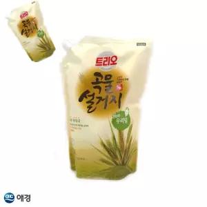 따챠 트리오 곡물설거지 우리밀 주방세제 1.2L 리필 1ea 주방비누
