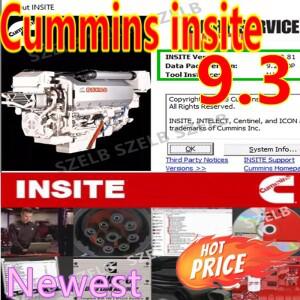 CAN버스 NewCummins Insite 9.3 진단 프로 소프트웨어 만료 없음 (플릿 카운트, Zap-It, OEM 포함) 무료 설