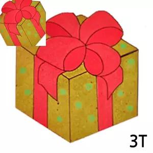 팔 선물상자 3T 10개입 연결구멍 없음X 체험용 우드아트 목재조립 목재만들기키트 나무판조립키트