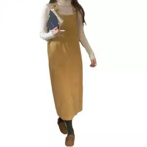 [하프클럽/]여성 멜빵 코듀로이 롱 캐주얼 원피스 데일리룩