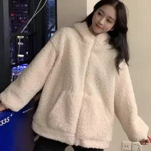 [하프클럽/]후리스 뽀글이점퍼 곰돌이 YT37 점퍼 여성 롱 퍼 바람막이 바람막