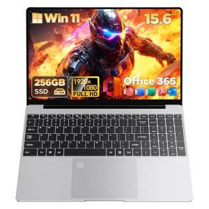 BQVV 2026 최신 15.6인치 노트북 컴퓨터, 백라이트 USB3.0, 256GB 1080P 6500y FHD 프로세서 SSD 8GB 3.4GHz), 미니 HDMI, (최대 RAM WiFi5, IPS, 펜티엄 노트북, 키보드, 웹캠, BT6
