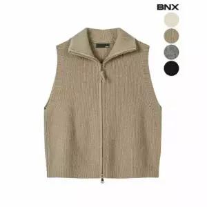 BNX여성 하이넥 투웨이 집업 베스트 1073814