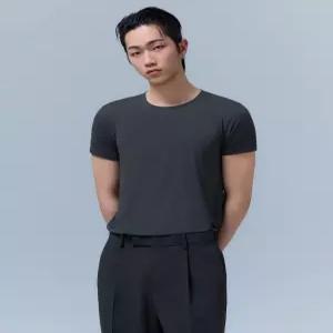 무신사 스탠다드 쿨탠다드 크루 넥 언더셔츠 다크 그레이