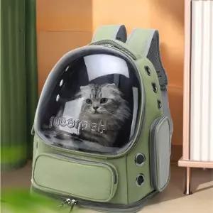 고양이 투명백팩 반려동물 이동장 투명창 우주선 가방