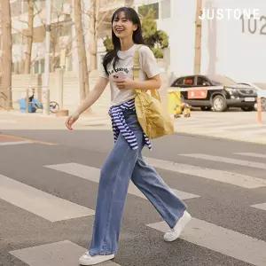 저스트원 30%+7%+무료배송! 봄신상 청바지/니트/티셔츠/청바지/슬랙스/치마 외