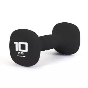 V 아이워너 네오프렌 사각 컬러 아령 10kg 블랙 운동