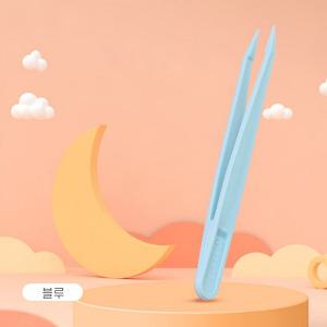 다꾸핀셋 핏셋 핀센 얇은 스티커 납작 플라스틱 핀셋