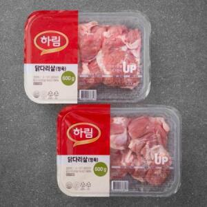 하림 닭다리살 정육 (냉장) 600g × 2개