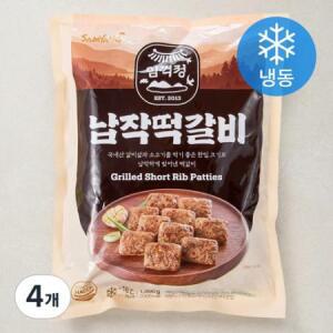 삼양 임꺽정납작떡갈비 (냉동) 1000g, 4개 one option