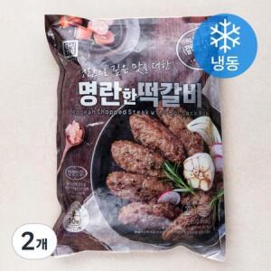 한성기업 명란한 떡갈비 (냉동) 1kg, 2개 one option