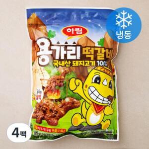 하림 용가리 떡갈비 (냉동) 600g, 4팩 one option