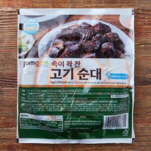 곰곰 속이 꽉 찬 고기 순대, 1kg, 1개 one option