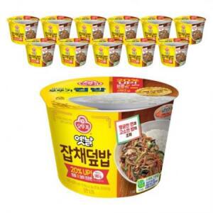 오뚜기 컵밥 옛날 잡채덮밥, 236.5g, 12개 one option