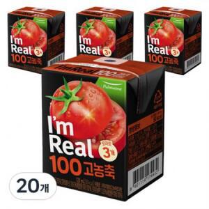 아임리얼 풀무원 100 고농축 토마토, 120ml, 20개 one option