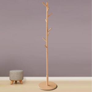 코멧 홈 원목 원형받침 스탠드 옷걸이, 단일색상, 가로 39 x 세로... one option
