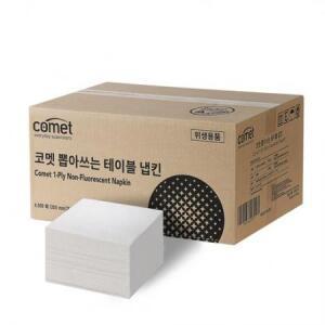 코멧 뽑아쓰는 테이블 냅킨, 흰색, 4000개입, 1개 one option