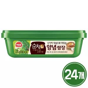 사조 해표 순창궁 12가지 양념쌈장 170g x 24개 / 장류