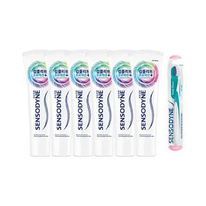 센소다인 컴플리트 프로텍션 플러스 치약 100g, 6개+딥클린 칫솔 1입, 1개