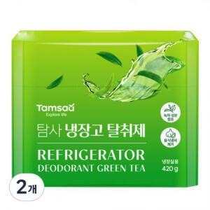 탐사 대용량 냄새 잡는 냉장고 탈취제, 420g, 2개 one option