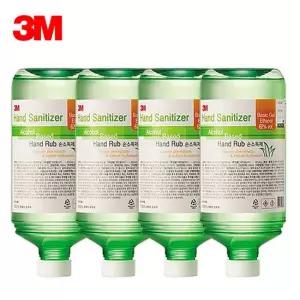 3M 리필 손소독제 에탄올 62 1000ml x4개 9262